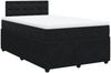 vidaXL Boxspringbett mit Matratze Schwarz 120x190 cm Samt 3290000 Bild 3
