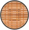 vidaXL Garten-Esstisch Schwarz Ø 70 cm Poly Rattan Massivholz Akazie 310466 Bild 3