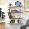 Casâme Wandregal mit 4 Regalebenen im Holzdekor L60 cm - Holz Bild 2