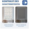Sekey Plissee Doppelplissee Day+Night Verdunkelung ohne Bohren verspannt Lichtschutz, verdunkelnd, Klemmfix, ohne Bohren, Klemmfix, Lichtdurchlässig Ausbrenner-Muster und 100% Verdunkelnd Verdunkelung Bild 4