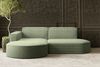 Kaiser Möbel Ecksofa Designer MODENA STUDIO L stoff Poso, Neve, Quelle Bild 5