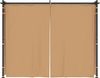 vidaXL Pavillon mit Vorhängen 3x3 m Taupe Stahl 313897 Bild 3