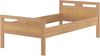Massivholzbett Seniorenbett Buche natur 90x200 Einzelbett Hohes Bett mit Rollrost 60.74-09FL Bild 5