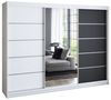 A&J MöbelLand Schwebetürenschrank VILUNO mit 4 Schubladen und Spiegel Bild 4