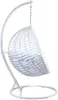 Vente-unique - BONTOC Leisure furniture for garden Harz Weiß - B 105 cm x H 197 cm x L 112 cm Bild 4
