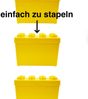 LEGO® Aufbewahrungsbox Original LEGO Aufbewahrungsbox (Gelb, Large) Bild 3