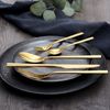 Besteck-Set Porto, 10-teilig, 2 Personen, Edelstahl, gold Bild 2