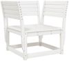 vidaXL Gartensofa mit Armlehnen und Kissen Weiß Massivholz Kiefer 844695 Bild 4