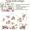 Montegoni Wandsticker Feuerwehr Fahrzeuge Wandsticker Kinderzimmer Rettungsfahrzeuge (Mehrteiliges Wandsticker Set, 2er Set Feuerwehr Wandsticker), Selbstklebend, Ablösbar, Mehrteilig, Dekorativ Bild 2