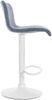 CLP Barhocker Hover mit Stoffbezug,blau Metall matt weiss Bild 4