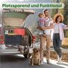 Sekey Garten-Essgruppe 3-teilig Bierzeltgarnitur Klappbar Biertisch Esstisch Set mit 2 Bänken, Klappbar Biertisch Set für 4 Personen, Festzeltgarnitur, Schwarz Bild 4