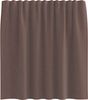 vidaXL Voile Vorhänge mit Lasche 2 Stk. Braun 4102261 Bild 4