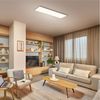 Philips LED Deckenleuchte Superslim AIO Deckenleuchte, CCT - über Fernbedienung, Dimmfunktion, Fernbedienung, Infrarot inkl, Memoryfunktion, dimmbar über Fernbedienung, mehrere Helligkeitsstufen, LED fest integriert, warmweiß - kaltweiß, 2200 - 6500 Ke... Bild 2