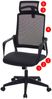 Bürostuhl HWC-J52, Drehstuhl Schreibtischstuhl, ergonomisch Kopfstütze, Kunstleder ~ schwarz Bild 2