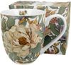 DUO FLOWERS ROYAL XXL Becher 1000 ml PEONY WHITE (Pfingstrose) New Bone China Porzellan Bild 2