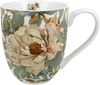 DUO FLOWERS ROYAL XXL Becher 1000 ml PEONY WHITE (Pfingstrose) New Bone China Porzellan Bild 1
