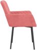 Esszimmerstühle 2 Stk. Rosa Samt [344783] Bild 5
