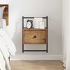 vidaXL Nachttisch mit Schubladen Altholz 35 x 30 x 51 cm Holzwerkstoff 882163 Bild 4
