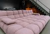 KAWOLA Big Sofa VIVIEN Feincord rosa 85 x 178 x 296 cm Bild 5