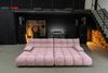 KAWOLA Big Sofa VIVIEN Feincord rosa 85 x 178 x 296 cm Bild 4