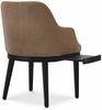 Casa Padrino Luxus Esszimmerstuhl mit Armlehnen Braun / Schwarz H. 79 cm Bild 4