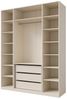 Compleo Drehtürenschrank mit 4 Türen, Kleiderschrank modern und elegant LIMI MADE IN EU, Modern Flur oder Schlafzimmer Bild 3