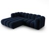 Micadoni Modulares Ecksofa Lupine 3-Sitzer Links Samtstoff Salvador Königsblau Bild 2