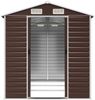 vidaXL Gartenhaus Braun 191 x 300 x 198 cm Verzinkter Stahl 3188266 Bild 5
