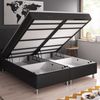 Inter Boxspringbett Miami mit Bettkasten, Kunstleder, Schwarz, 180x200 cm Bild 2