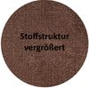 beties Nackenrollenbezug FarbTon, (1 Stück), Chenille-Haptik in Raumausstatter Qualität ca. 15x40 cm kaffee-braun Bild 2
