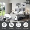 Best for Home Boxspringbett mit Bettkasten Trinity K-10 Bonellfederkern inkl. 7 cm Topper (140x200 160x200 180x200 200x200 cm), inkl. Lieferung, Aufbau & Entsorgung, TOP- Preis-Leistungs-Verhältnis Bild 2