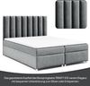 Best for Home Boxspringbett mit Bettkasten Trinity K-10 Bonellfederkern inkl. 7 cm Topper (140x200 160x200 180x200 200x200 cm), inkl. Lieferung, Aufbau & Entsorgung, TOP- Preis-Leistungs-Verhältnis Bild 3