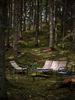 Gartencouchtisch Sling aus Aluminium, modern, Nordic Green, pflegeleicht und wetterfest Bild 2