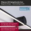 LED Spiegelleuchte Sava IP44 3000K 850lm 230V 13,5W Schwarz matt Bild 2
