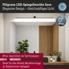 LED Spiegelleuchte Sava IP44 3000K 850lm 230V 13,5W Schwarz matt Bild 3