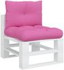 vidaXL Palettenkissen 2 Stk. Rosa Oxford-Gewebe 360854 Bild 3