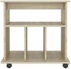 vidaXL Rollschrank Sonoma-Eiche 60x45x60 cm Holzwerkstoff 808479 Bild 4