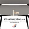 Bürostuhl Grau/Schwarz mit Netzrücken und Armlehnen – moderner Drehstuhl, 45 x 55 x 90 cm, für Büro und Zuhause Bild 4