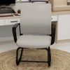 Bürostuhl Grau/Schwarz mit Netzrücken und Armlehnen – moderner Drehstuhl, 45 x 55 x 90 cm, für Büro und Zuhause Bild 2