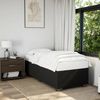 vidaXL Boxspringbett mit Matratze Schwarz 90x200 cm Stoff 3285104 Bild 3