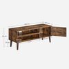 Vasagle TV-Schrank für Fernseher bis zu 55 Zoll, Holz vintagebraun, 120 x 40 x 49 (BxTxH) cm Bild 5