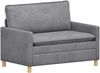 vidaXL Sofa Hellgrau 126 x 81 x 87,5 cm Polyester 42028820 Bild 2