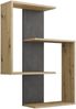 Wandregal >KRETA< in Artisan Eiche Dekor-Matera - 65x84,9x19,7cm (BxHxT) Bild 5