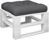 vidaXL Palettenkissen Anthrazit 50x50x12 cm Stoff 360425 Bild 3