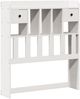 vidaXL Massivholzbett mit Regal ohne Matratze Weiß 75x190 cm Kiefer 3308985 Bild 5