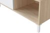 Dmora Axinia Couchtisch, Couchtisch, Niedriger Wohnzimmertisch, 100x50h40 cm, Eiche und Weiß Bild 5