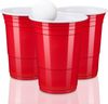 TRESKO Partybecher, 250 Stück, ohne Bälle, Polypropylen rot, 473 ml Bild 2