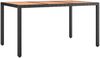 vidaXL 5-tlg. Garten-Bistro-Set mit Kissen Schwarz Poly Rattan 3276978 Bild 3
