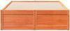 vidaXL Massivholzbett ohne Matratze Wachsbraun 120x190 cm Kiefernholz 3282389 Bild 4