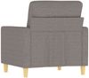 vidaXL Sofasessel Taupe 60 cm Stoff 359226 Bild 5